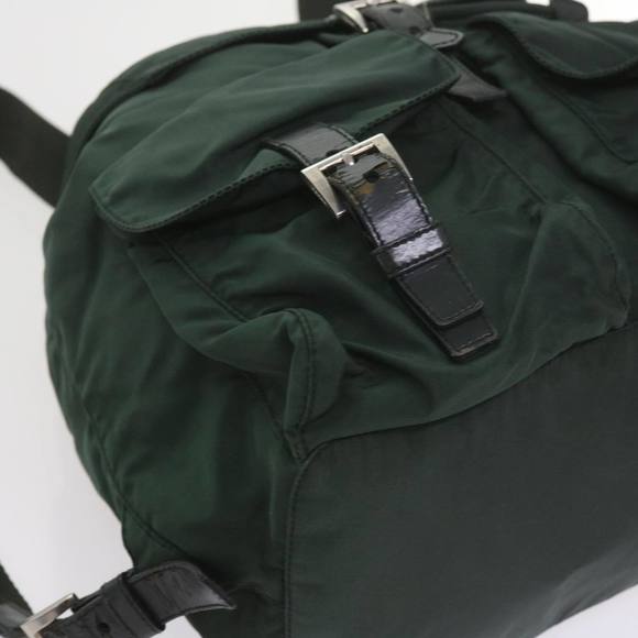 PRADA Backpack Nylon Green Auth 59702 - Picture 10 of 16